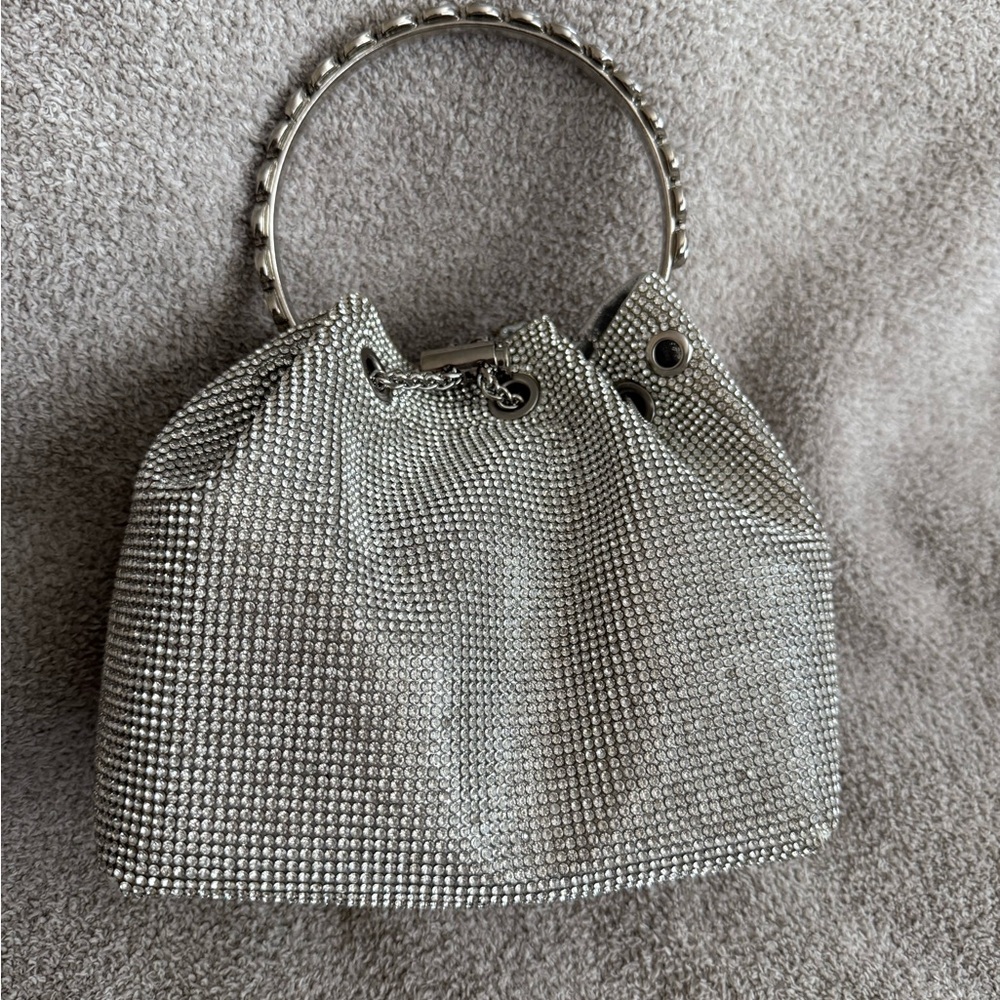 Elegant Silver Women's Bag